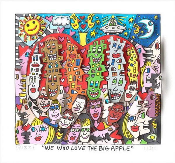 james rizzi - we who love the big apple home decor handcrafts oil painting on canvas wall art canvas pictures 191223
james rizzi - we who love the big apple home decor handcrafts oil painting on canvas wall art canvas pictures 191223