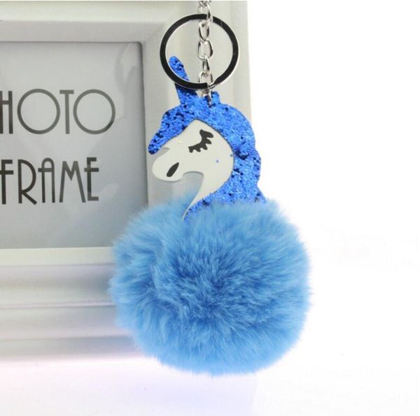 unicorn pompom keychain rabbit fur ball fluffy key chain horse porte clef pompom de fourrure car keyring sequins unicorn keychains, Silver
unicorn pompom keychain rabbit fur ball fluffy key chain horse porte clef pompom de fourrure car keyring sequins unicorn keychains, Silver