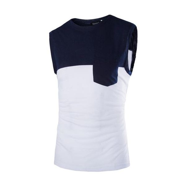 new summer style men ' urban fashion sweat vest men personality pocket decorate slim popular casual vest leisure fit, White;black
new summer style men ' urban fashion sweat vest men personality pocket decorate slim popular casual vest leisure fit, White;black