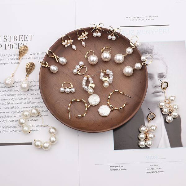 korea fashion women metal geometric bowknot simulated pearl long drop earrings elegant girl ear jewelry gift accessories, Silver
korea fashion women metal geometric bowknot simulated pearl long drop earrings elegant girl ear jewelry gift accessories, Silver