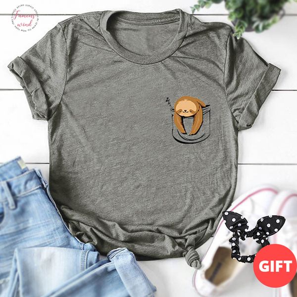 100% cotton s 5xl casual summer women print t shirt lazy sloth cartoon crop t shirts multicolor funny oversized basic tees, White
100% cotton s 5xl casual summer women print t shirt lazy sloth cartoon crop t shirts multicolor funny oversized basic tees, White
