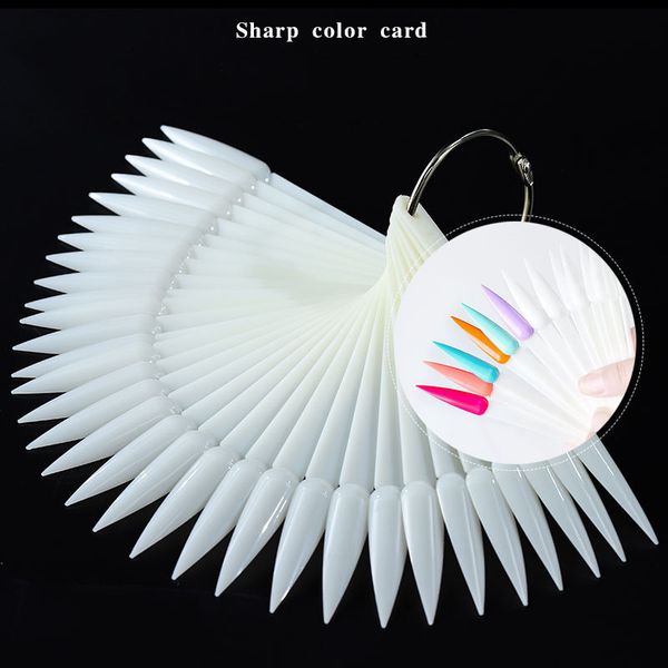 50pcs sharp fan shaped nail art false tips polish gel color practice display showing card sticks manicure tool, Red;gold
50pcs sharp fan shaped nail art false tips polish gel color practice display showing card sticks manicure tool, Red;gold