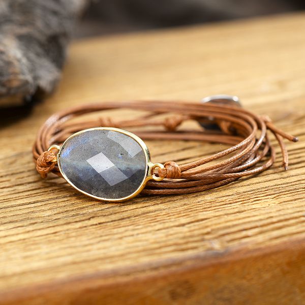 handmade wrap natural stonelabradorite friendship couple yoga bracelet, Golden;silver
handmade wrap natural stonelabradorite friendship couple yoga bracelet, Golden;silver