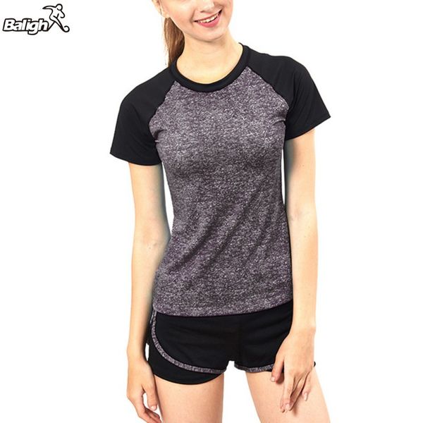 2018 new ladies breathable nylon quick-drying shirt summer yoga t-shirt short-sleeved round neck ladies t-shirt, Black;blue
2018 new ladies breathable nylon quick-drying shirt summer yoga t-shirt short-sleeved round neck ladies t-shirt, Black;blue