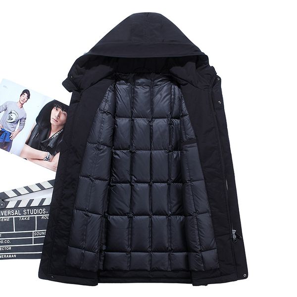 2020 warm long 90% down jacket men windproof thick warm men coat winter down jacket doudoune hiver homme, Black
2020 warm long 90% down jacket men windproof thick warm men coat winter down jacket doudoune hiver homme, Black
