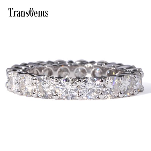 transgems classic 14k 585 white gold 4mm f color moissanite eternity wedding band for women gift stackable eternity band y19061203, Slivery;golden
transgems classic 14k 585 white gold 4mm f color moissanite eternity wedding band for women gift stackable eternity band y19061203, Slivery;golden