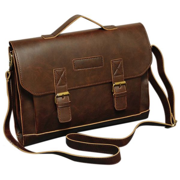 2018 new fashion casual men's leather messenger shoulder bags business work briefcase lapbag handbag, brown
2018 new fashion casual men's leather messenger shoulder bags business work briefcase lapbag handbag, brown