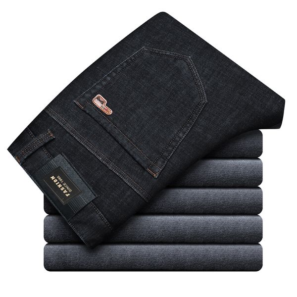 2019 new men warm slim jeans elasticity skinny black jeans fashion casual thick denim pants trousers male, Blue
2019 new men warm slim jeans elasticity skinny black jeans fashion casual thick denim pants trousers male, Blue