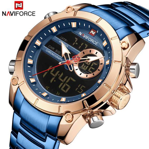 new naviforce men watch quartz male clock design sport watch waterproof stainless steel wristwatch reloj hombre, Slivery;brown
new naviforce men watch quartz male clock design sport watch waterproof stainless steel wristwatch reloj hombre, Slivery;brown