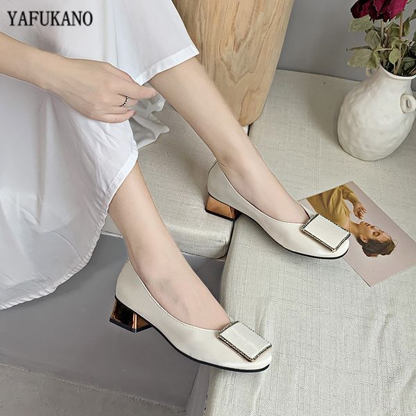 dress shoes high heels square heel toe leather pumps women summer autumn shallow mouth casual office lady 4 cm, Black
dress shoes high heels square heel toe leather pumps women summer autumn shallow mouth casual office lady 4 cm, Black