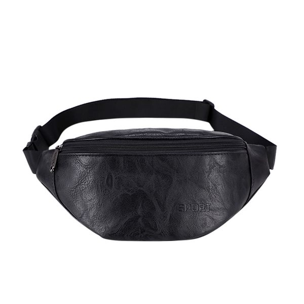 simple solid color men's zipper soft pu leather waist bag fashion versatile half moon bags new banquet leisure chest bags
simple solid color men's zipper soft pu leather waist bag fashion versatile half moon bags new banquet leisure chest bags
