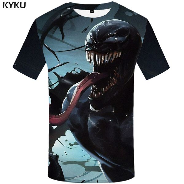 kyku brand venom t shirt men skull tshirts casual film anime clothes fitness shirt print short sleeve hip hop casual slim, White;black
kyku brand venom t shirt men skull tshirts casual film anime clothes fitness shirt print short sleeve hip hop casual slim, White;black