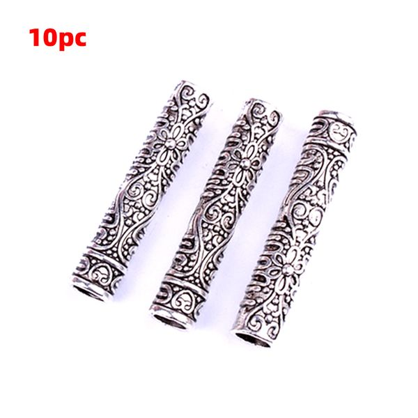10 pcs alloy braid beads antique gifts beard tubes fashion pendant hair ring accessories diy bracelet dreadlock cuffs decoration, Black
10 pcs alloy braid beads antique gifts beard tubes fashion pendant hair ring accessories diy bracelet dreadlock cuffs decoration, Black