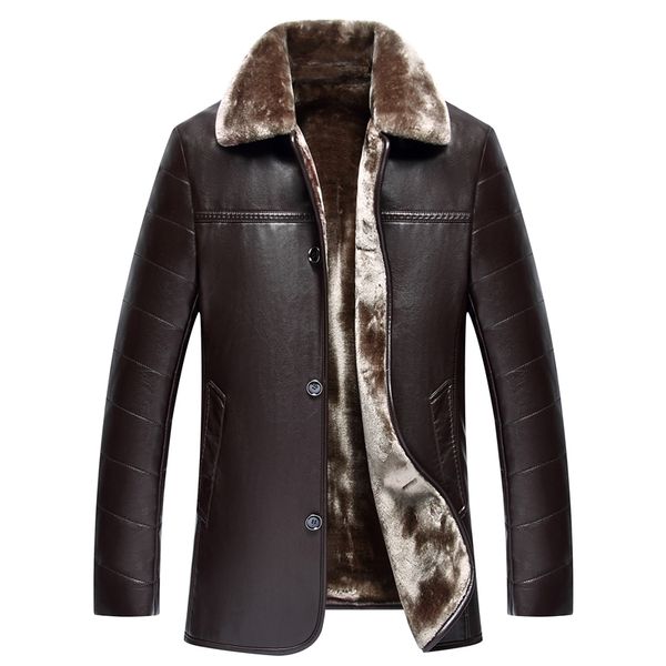 2018 new arrival men leather jackets winter thicken fleece pu leather jackets casual coats jaqueta de couro masculina, Black
2018 new arrival men leather jackets winter thicken fleece pu leather jackets casual coats jaqueta de couro masculina, Black