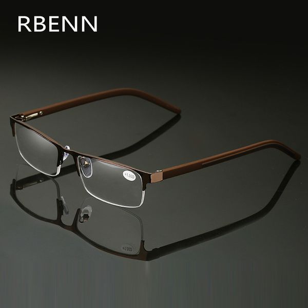 rbenn metal frame reading glasses men semi rimless business presbyopic reading glasses +0.5 0.75 1.25 1.75 2.25 5.0
rbenn metal frame reading glasses men semi rimless business presbyopic reading glasses +0.5 0.75 1.25 1.75 2.25 5.0