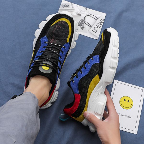 mesh men casual shoes lac-up sneakers comfortable tenis zapatos breathable men shoes 2020 stylish casual walking, Black
mesh men casual shoes lac-up sneakers comfortable tenis zapatos breathable men shoes 2020 stylish casual walking, Black