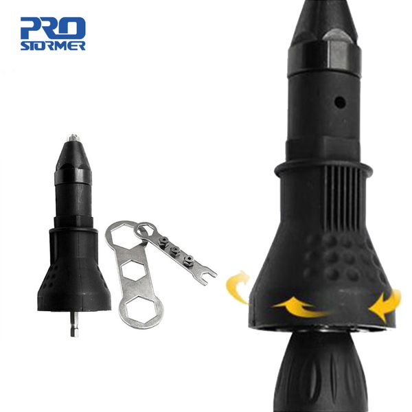 prostormer electric rivet gun riveting tool nut gun drill adaptor insert nut tool riveting drill adapter for electric