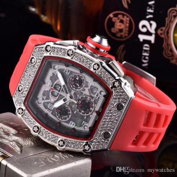 dropshipping mens watches all sub-dials work red rubber strap fashion satch quartz watch for men valentine gift wholesale, Slivery;brown
dropshipping mens watches all sub-dials work red rubber strap fashion satch quartz watch for men valentine gift wholesale, Slivery;brown
