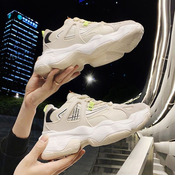 2019 men chunky sneakers designer platform sneakers brand men trainers lace up casual shoes damping footwear o1-04, Black
2019 men chunky sneakers designer platform sneakers brand men trainers lace up casual shoes damping footwear o1-04, Black