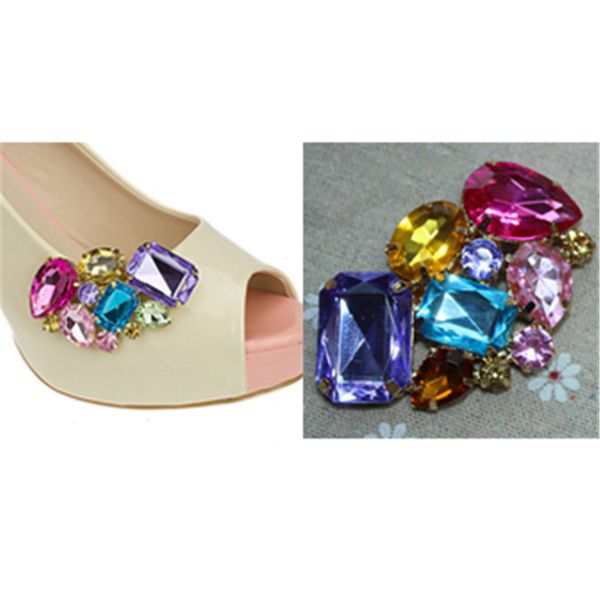 1pc crystal shoes buckle women shoes decoration clips bridal charm decor fashion shoe accessories for wedding party, Black
1pc crystal shoes buckle women shoes decoration clips bridal charm decor fashion shoe accessories for wedding party, Black