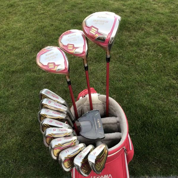 full set women ladies honma s-06 4 stars golf clubs driver #3 #5 fairway woods+irons+golf putter+headcovers fast shipping
full set women ladies honma s-06 4 stars golf clubs driver #3 #5 fairway woods+irons+golf putter+headcovers fast shipping