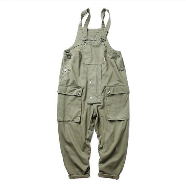men's pants men loose overalls jumpsuit mens hip hop suspender male casual overall big pockets rompers, Black
men's pants men loose overalls jumpsuit mens hip hop suspender male casual overall big pockets rompers, Black