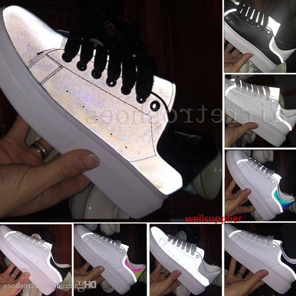 2019 black white red luxury 3m reflective fashion designer women shoes gold low cut leather flat designers men womens casual sneakers 36-44
2019 black white red luxury 3m reflective fashion designer women shoes gold low cut leather flat designers men womens casual sneakers 36-44