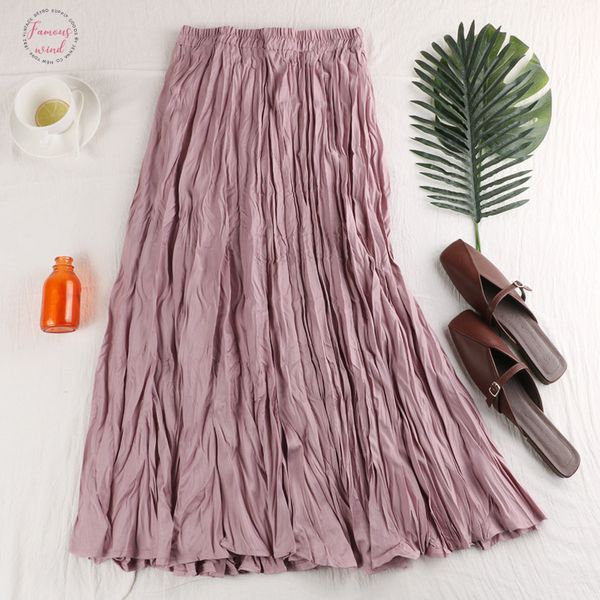 autumn and winter 2020 new pattern clothes for woemn elastic high waist pleated skirt all match bottoms yg960, Black
autumn and winter 2020 new pattern clothes for woemn elastic high waist pleated skirt all match bottoms yg960, Black