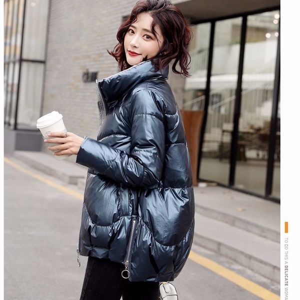 2020 new winter women glossy coat solid oversized puffer thicken jacket casaco cotton padded warm harajuku bf short parkas a104, Black
2020 new winter women glossy coat solid oversized puffer thicken jacket casaco cotton padded warm harajuku bf short parkas a104, Black