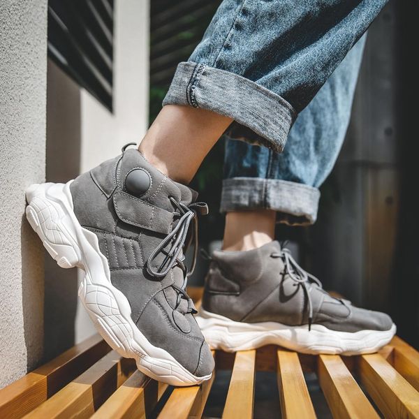 men's shoes autumn and winter new type fashion boots, red dad shoes, korean version of high-help students'leisure sports shoes, Black
men's shoes autumn and winter new type fashion boots, red dad shoes, korean version of high-help students'leisure sports shoes, Black