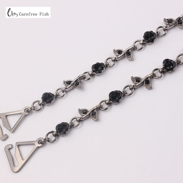 new delicate silver plated metallic rose rhinestone bra straps for women / lingerie accessories lkjd-1010, Black;white
new delicate silver plated metallic rose rhinestone bra straps for women / lingerie accessories lkjd-1010, Black;white