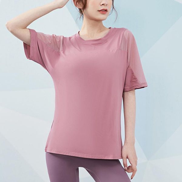 binand mesh yoga nylon gym t-shirt loose sport shirt fitness t-shirt elastic workout shirt dry fit sports running, White;red
binand mesh yoga nylon gym t-shirt loose sport shirt fitness t-shirt elastic workout shirt dry fit sports running, White;red