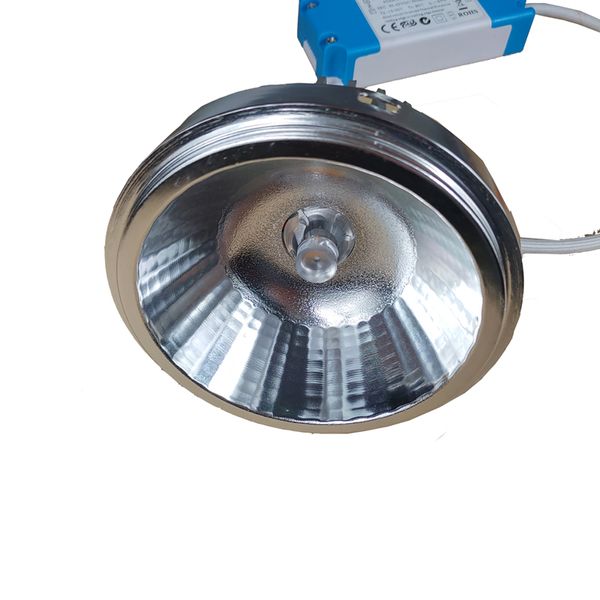Dimmable Triac 0-10v 10w 12w Led Ar111 Spot Bulb Retrofit Aluminum Reflector Spotlight 15 24 Degree Cob Led