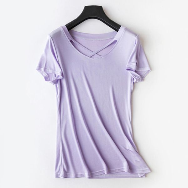woman tshirt 100% natural silk tee shirt femme t-shirts women's criss cross short sleeve v neck summer casual -xl, White
woman tshirt 100% natural silk tee shirt femme t-shirts women's criss cross short sleeve v neck summer casual -xl, White