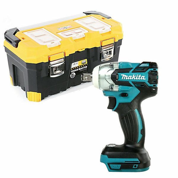 Makita DTW285 18V Безщеточный ударный гайковерт с 22inch / 56см ящик для хранения инструмента
Makita DTW285 18V Безщеточный ударный гайковерт с 22inch / 56см ящик для хранения инструмента