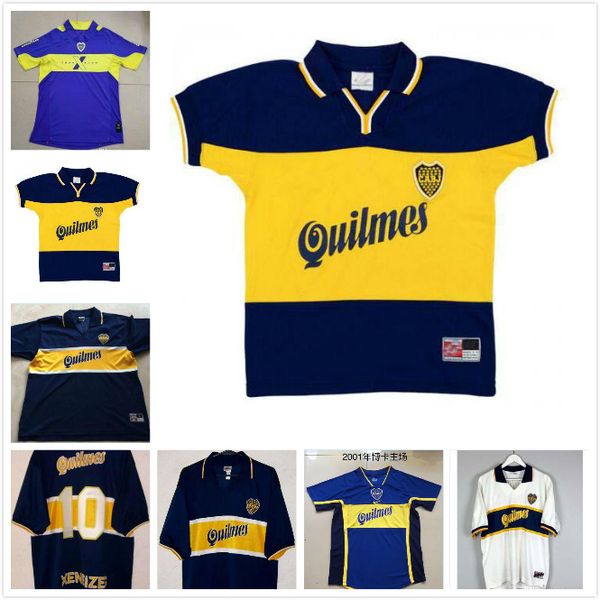 97/98 retro version boca junior soccer jersey 2001/2002 #10 roman #9 palermo soccer shirt maradona vintage caniggia football uniform, Black;yellow
97/98 retro version boca junior soccer jersey 2001/2002 #10 roman #9 palermo soccer shirt maradona vintage caniggia football uniform, Black;yellow