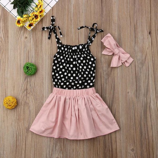 polka dot print sleeveless vest tank newborn baby girl clothes summer casual mini skirt hairband toddler girls clothing set, White
polka dot print sleeveless vest tank newborn baby girl clothes summer casual mini skirt hairband toddler girls clothing set, White