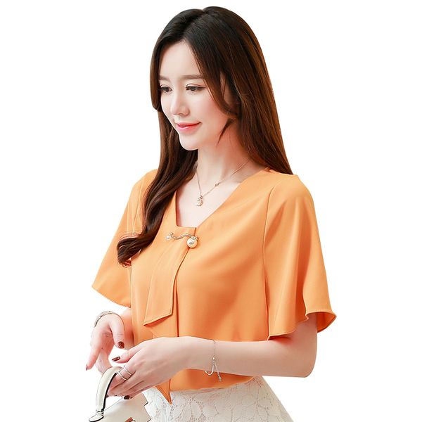 new arrival korean chiffon blouse 2019 new women v neck work wear shirts elegant lady blouses casual solid color blusas women, White
new arrival korean chiffon blouse 2019 new women v neck work wear shirts elegant lady blouses casual solid color blusas women, White