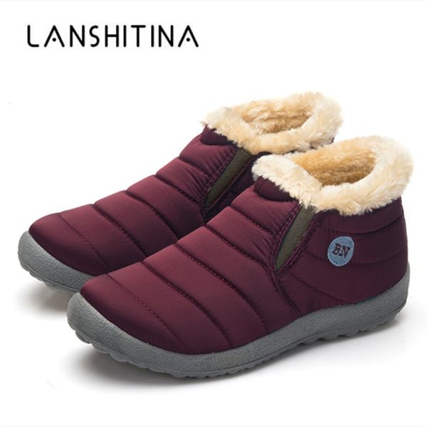 2018 new winter warm snow boots cotton inside antiskid bottom warm fur waterproof ski boots plush inside casual shoes size 35-48, Black
2018 new winter warm snow boots cotton inside antiskid bottom warm fur waterproof ski boots plush inside casual shoes size 35-48, Black