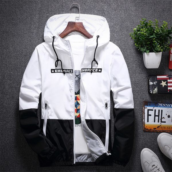 new spring autumn bomber hooded jacket men casual slim patchwork windbreaker jacket male outwear zipper thin coat brand clothing, Black;brown
new spring autumn bomber hooded jacket men casual slim patchwork windbreaker jacket male outwear zipper thin coat brand clothing, Black;brown