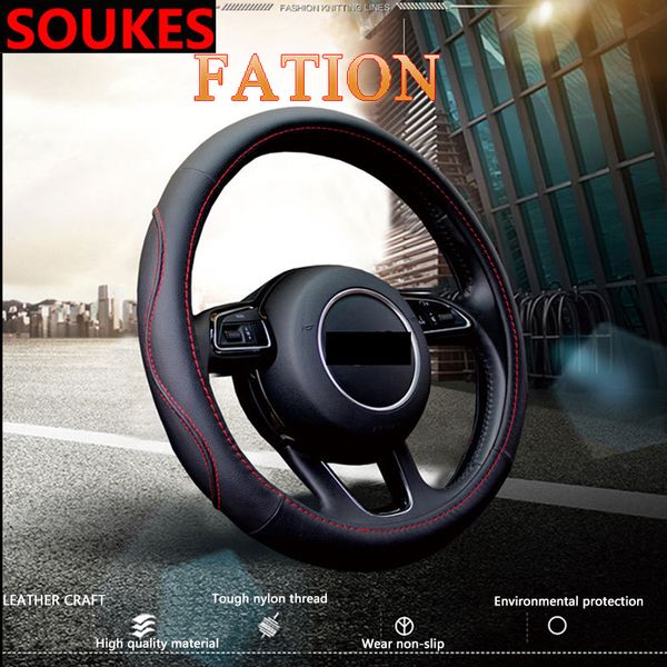 38cm car styling genuine leather steering wheel cover for cruze aveo captiva lacetti trax sail epica lada granta kalin
38cm car styling genuine leather steering wheel cover for cruze aveo captiva lacetti trax sail epica lada granta kalin