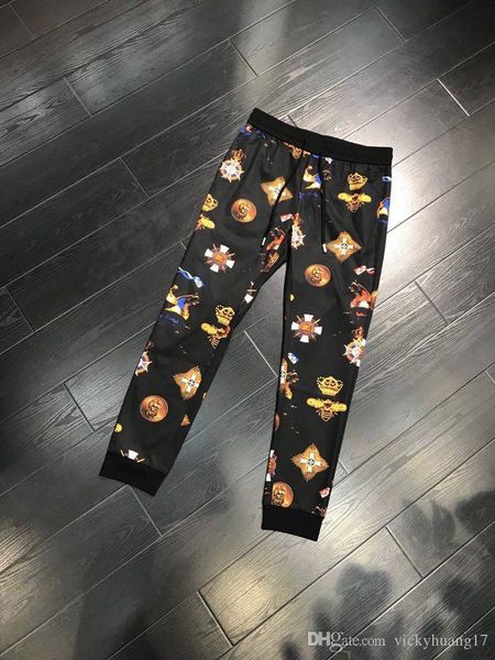 pah0527 fashion men's pants 2019 runway luxury famous european design party style men's clothing, Black
pah0527 fashion men's pants 2019 runway luxury famous european design party style men's clothing, Black