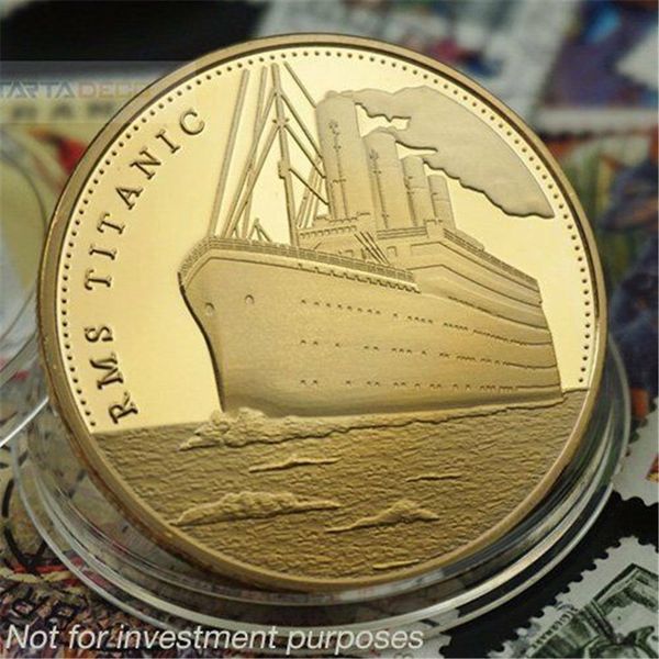rms titanic gold plated commemorative coin journey of the titanic+the voyage of titanic gold plated badge commemorative coin ing
rms titanic gold plated commemorative coin journey of the titanic+the voyage of titanic gold plated badge commemorative coin ing