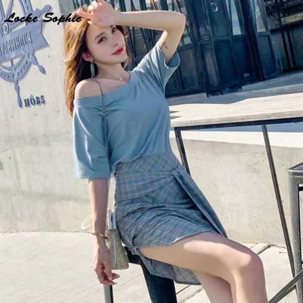 2piece женщины костюмов twinset топы и юбки 2019 осени хлопок смеси клетчатых юбок сексуальных костюмов набор дам узкие костюмы следа, White
2piece женщины костюмов twinset топы и юбки 2019 осени хлопок смеси клетчатых юбок сексуальных костюмов набор дам узкие костюмы следа, White