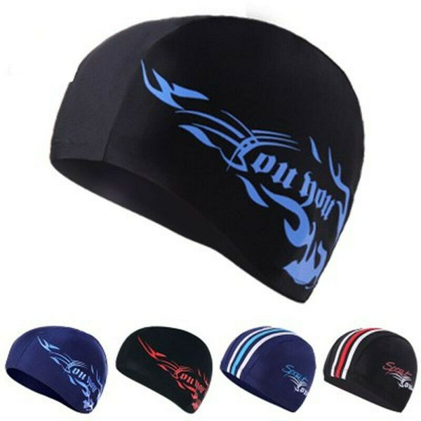 new style fashion women's men's bathing hat swimming caps spandex waterproof elastic black skullies, Blue;gray
new style fashion women's men's bathing hat swimming caps spandex waterproof elastic black skullies, Blue;gray