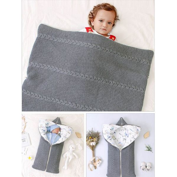 newborn baby swaddle blanket soft warm wrap knit infant stroller zipper sleeping bag for boys girls new
newborn baby swaddle blanket soft warm wrap knit infant stroller zipper sleeping bag for boys girls new