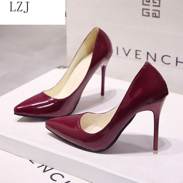 29 цветов горячие женская обувь toe pumps остроконечные лакированной кожи dresshigh каблуках лодка свадьба zapatos mujer красная свадьба 202, Black
29 цветов горячие женская обувь toe pumps остроконечные лакированной кожи dresshigh каблуках лодка свадьба zapatos mujer красная свадьба 202, Black