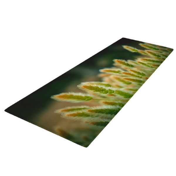 wild grass printed shoe washer non-slip front door mat machine washable