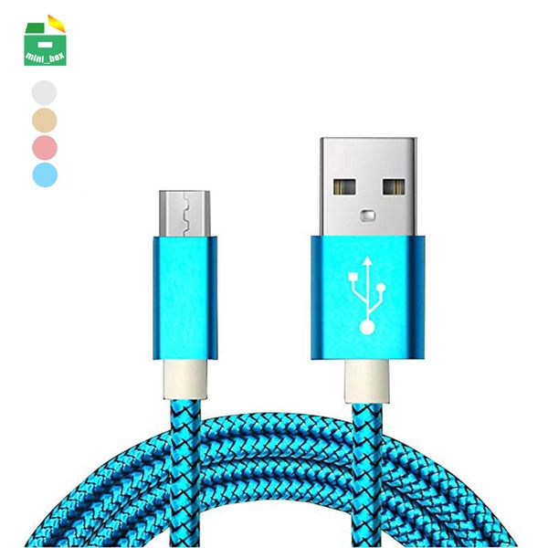 

ТИП C Кабель Fast Charger 2.5A Braid Nylon Micro USB для зарядки Кабели линия передачи данных для Sams