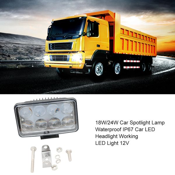 new model working led light 24w truck led light waterproof ip67 driving lamp car styling 
new model working led light 24w truck led light waterproof ip67 driving lamp car styling